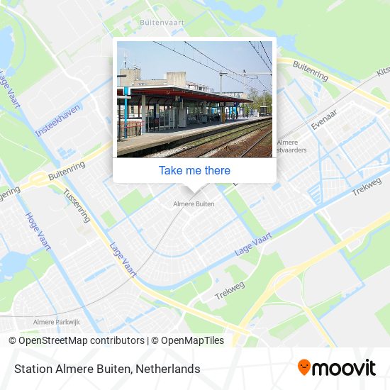 Station Almere Buiten map