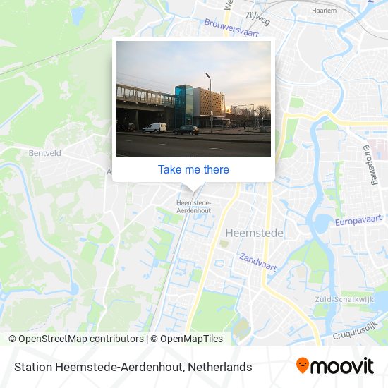 Station Heemstede-Aerdenhout map