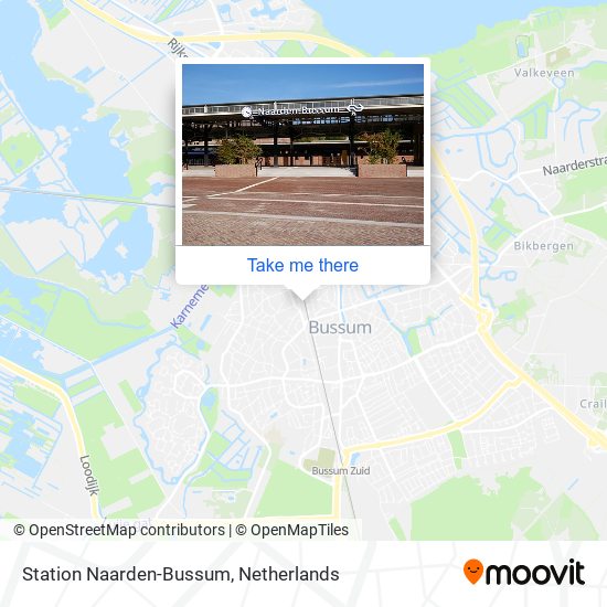 Station Naarden-Bussum map