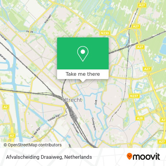 Afvalscheiding Draaiweg map
