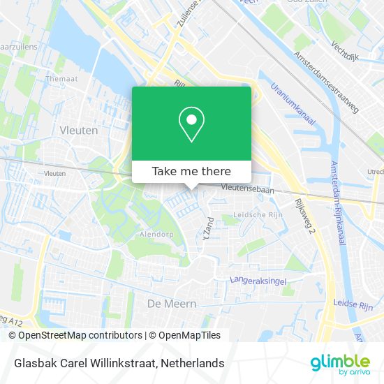 Glasbak Carel Willinkstraat map