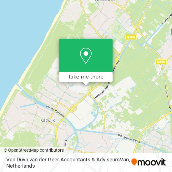 Van Duyn van der Geer Accountants & AdviseursVan map