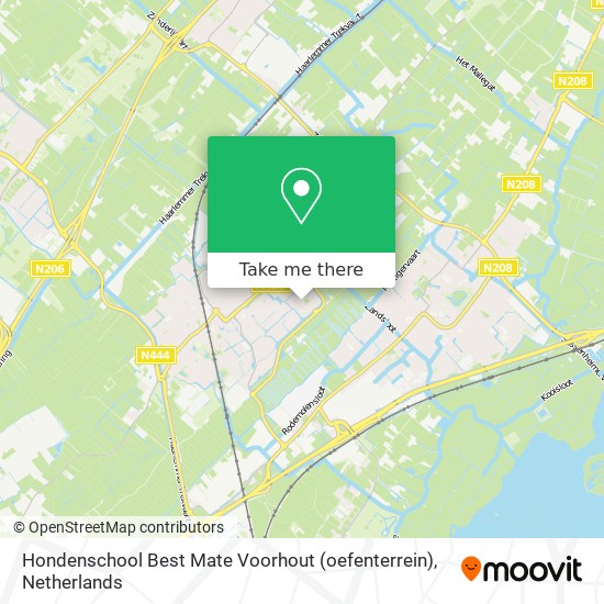 Hondenschool Best Mate Voorhout (oefenterrein) Karte