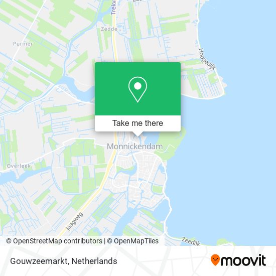 Gouwzeemarkt map