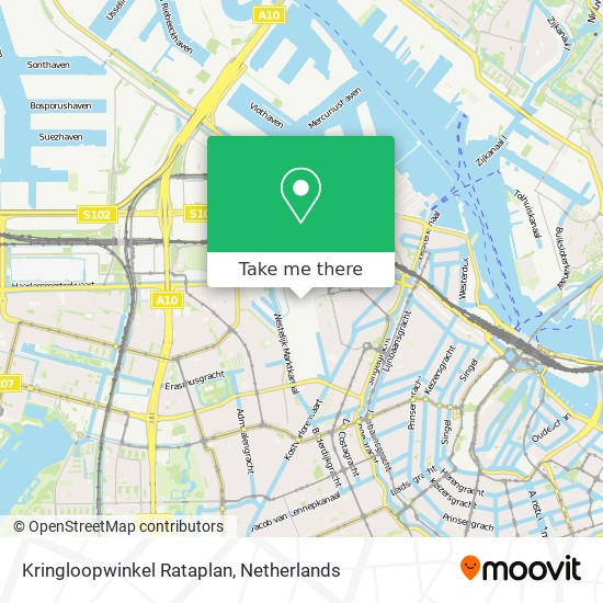 Kringloopwinkel Rataplan map