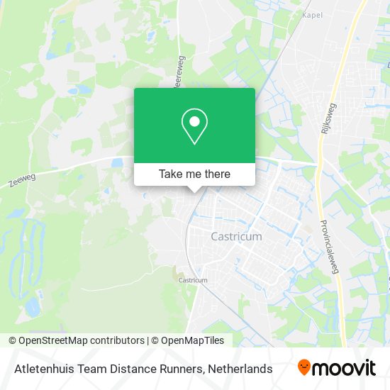 Atletenhuis Team Distance Runners Karte