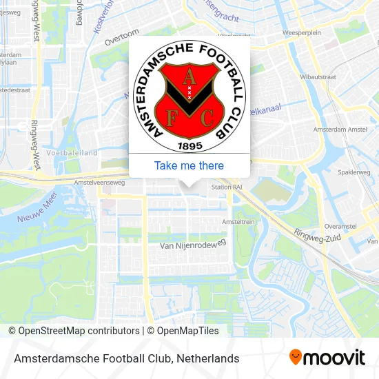 Amsterdamsche Football Club map