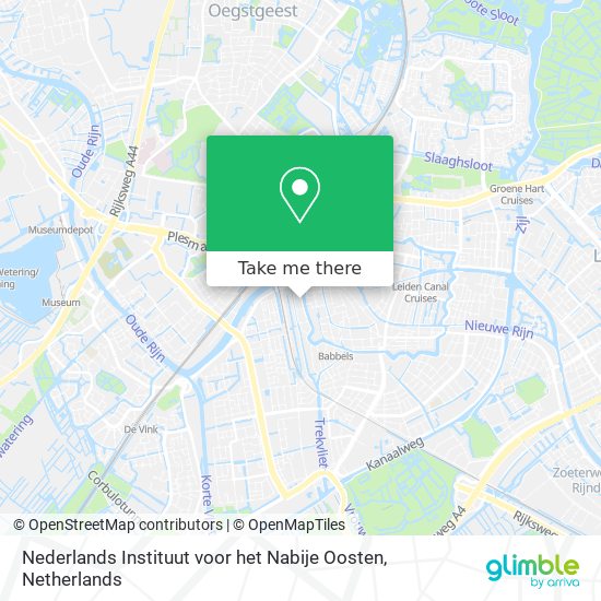 Nederlands Instituut voor het Nabije Oosten Karte
