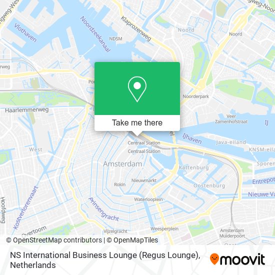 NS International Business Lounge (Regus Lounge) Karte