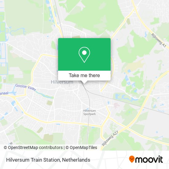 Hilversum Train Station map