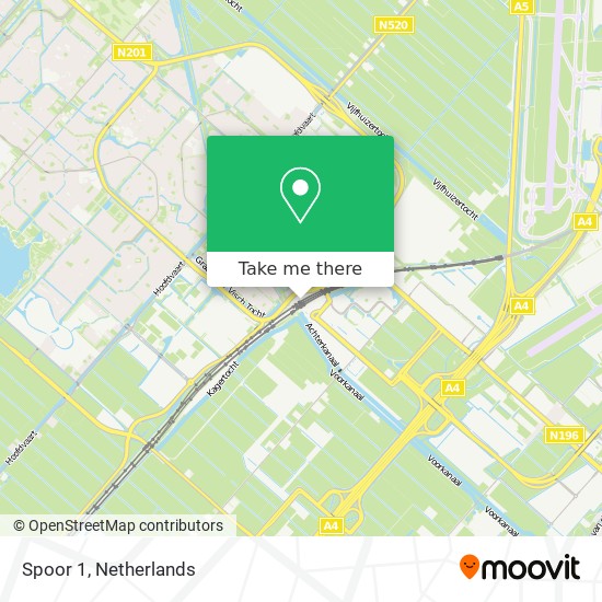 Spoor 1 map