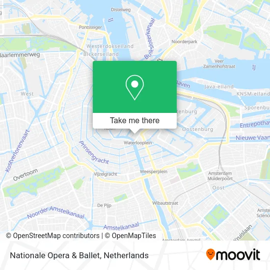 Nationale Opera & Ballet map