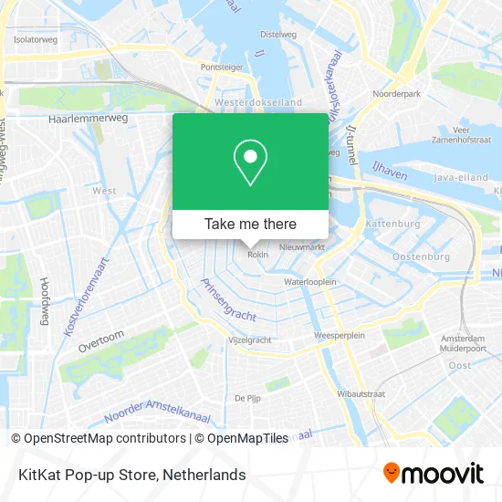 KitKat Pop-up Store map