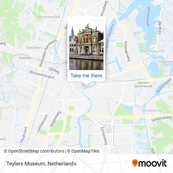 Teylers Museum map