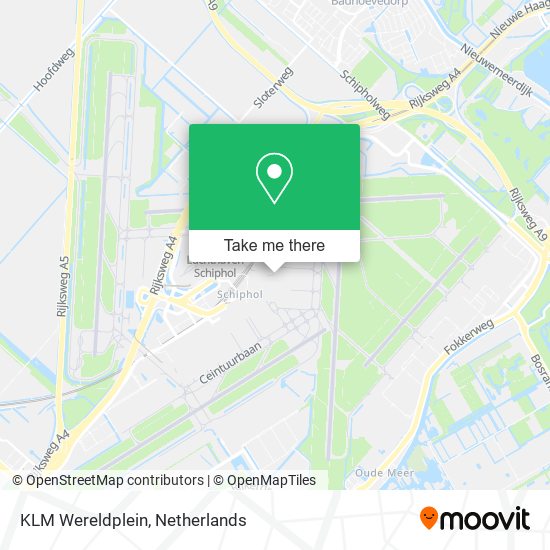 KLM Wereldplein Karte