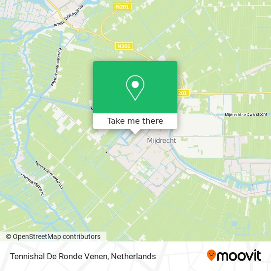 Tennishal De Ronde Venen map