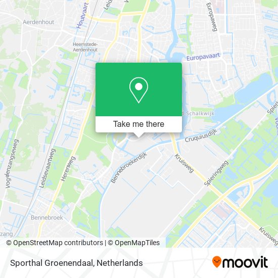 Sporthal Groenendaal Karte