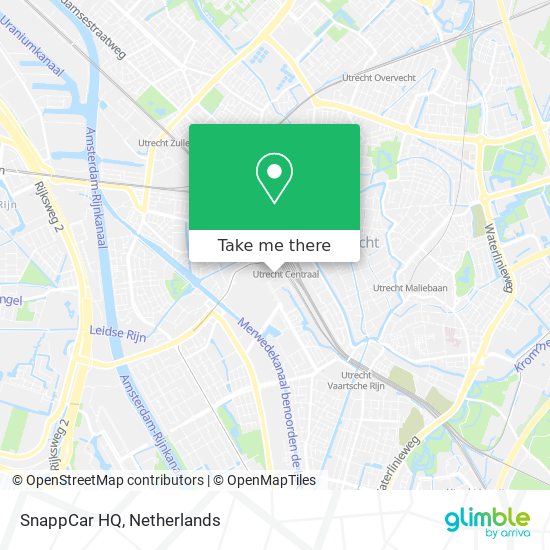 SnappCar HQ map