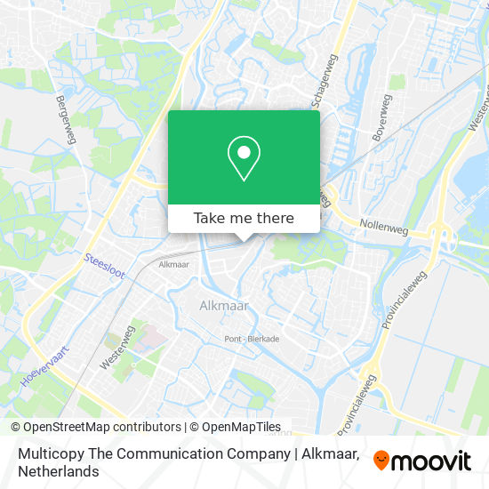 Multicopy The Communication Company | Alkmaar map