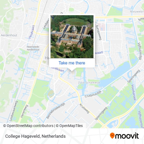 College Hageveld map