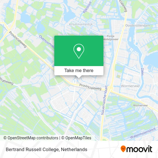 Bertrand Russell College map