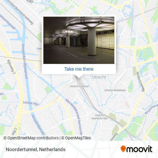 Noordertunnel Karte