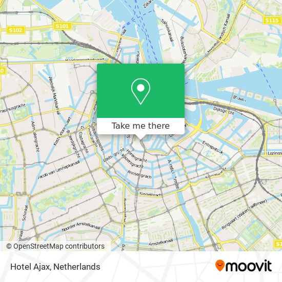 Hotel Ajax map