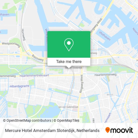 Mercure Hotel Amsterdam Sloterdijk Karte