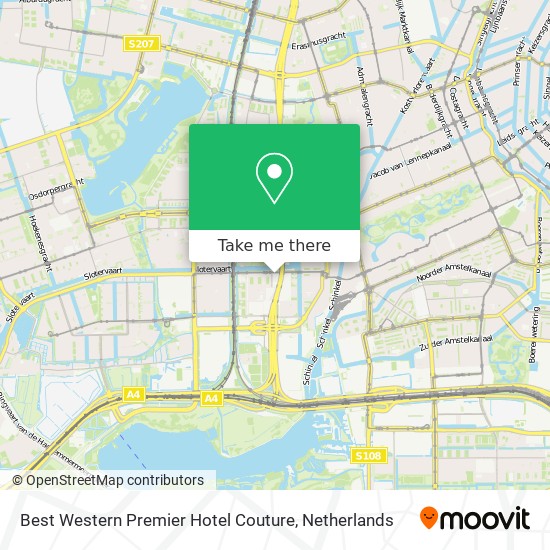 Best Western Premier Hotel Couture map