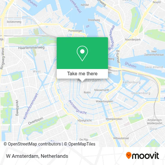 W Amsterdam map