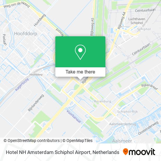 Hotel NH Amsterdam Schiphol Airport Karte