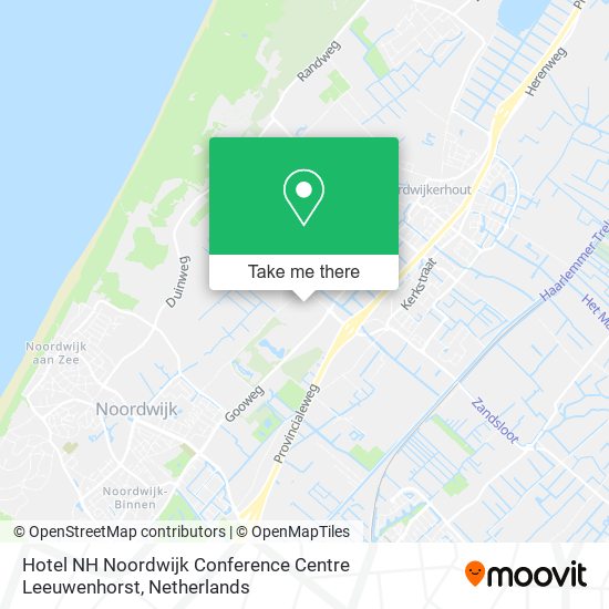 Hotel NH Noordwijk Conference Centre Leeuwenhorst Karte