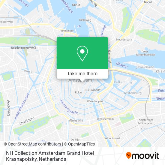 How to get to NH Collection Amsterdam Grand Hotel Krasnapolsky by Bus ...