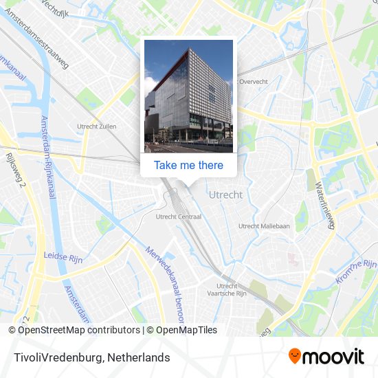 TivoliVredenburg map