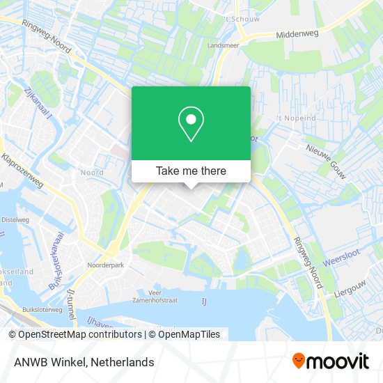 ANWB Winkel map