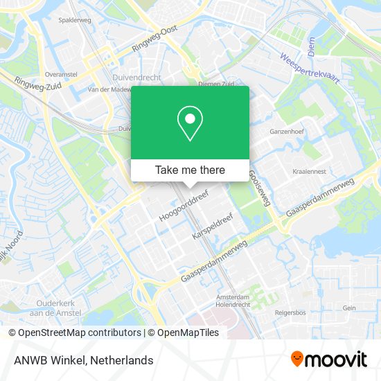 ANWB Winkel map