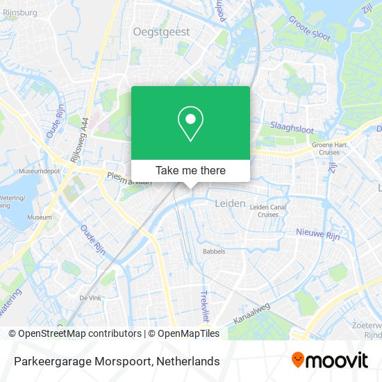 Parkeergarage Morspoort map