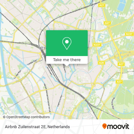 Airbnb Zuilenstraat 2E Karte