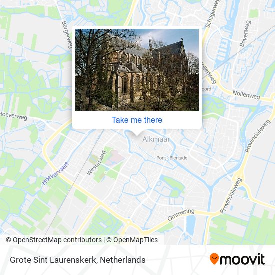 Grote Sint Laurenskerk Karte