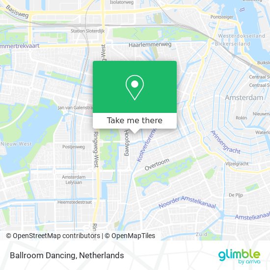 Ballroom Dancing map