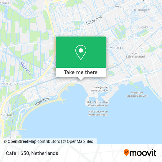 Cafe 1650 map