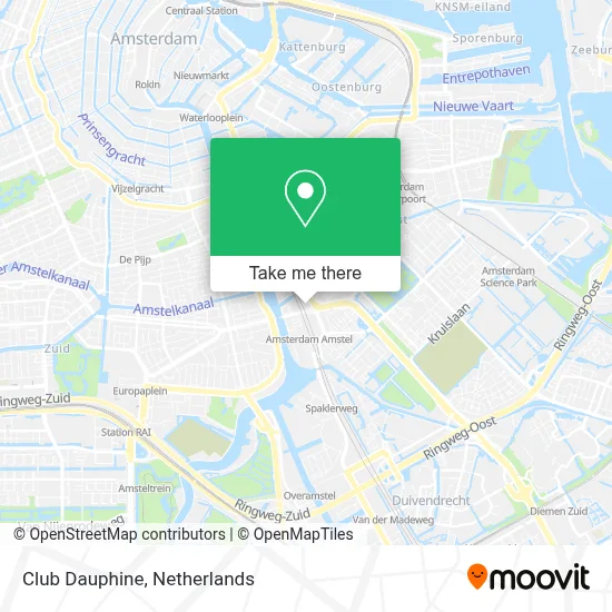 Club Dauphine map