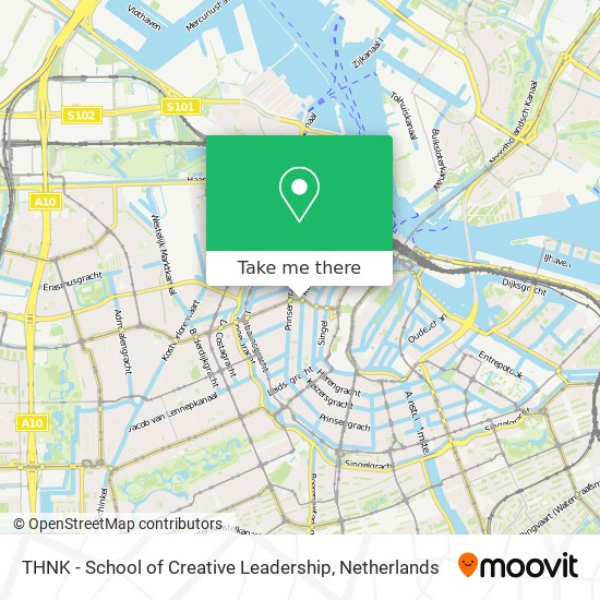 THNK - School of Creative Leadership map