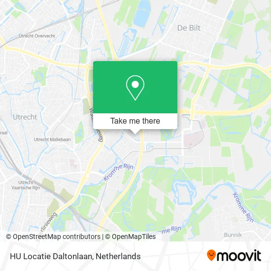 HU Locatie Daltonlaan map