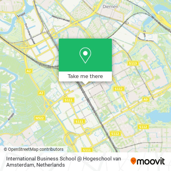 International Business School @ Hogeschool van Amsterdam Karte