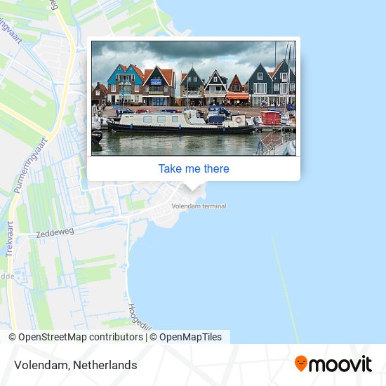 Volendam map