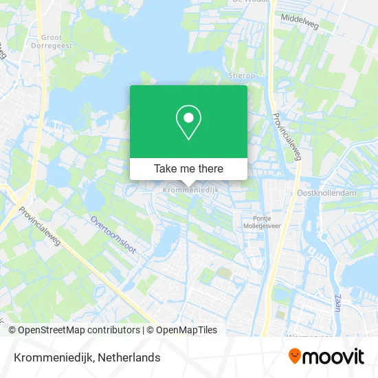 Krommeniedijk map
