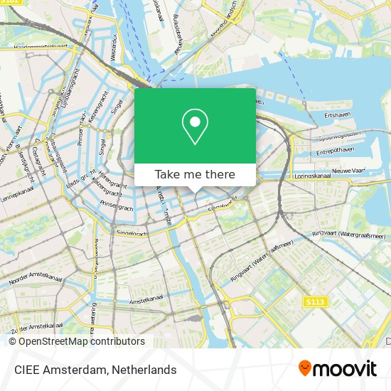 CIEE Amsterdam map