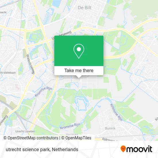 utrecht science park map
