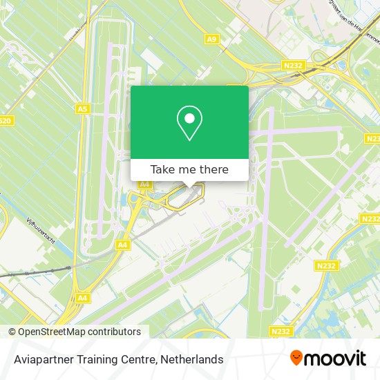Aviapartner Training Centre map